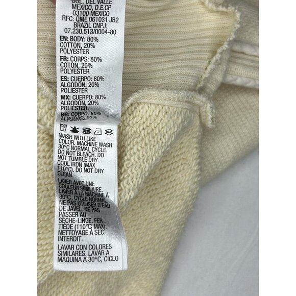 Buckle Roxy Counting Stars Sweatshirt Size L Metro Heather Cream Soft Comfy Cute - Picture 9 of 15